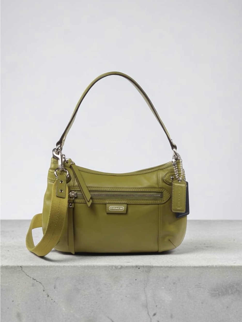 Coach Daisy Green Leather Crossbody & Shoulder Bag (F23978) - Y2K Style